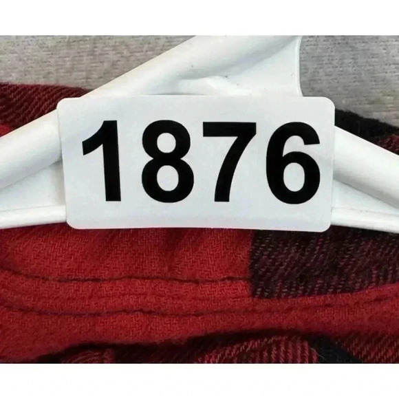 Ashley By 26 International Women's Sz S Red Plaid Sherpa‎ Fleece Lined Shacket - Picture 8 of 8